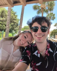 Doni and his fiancée